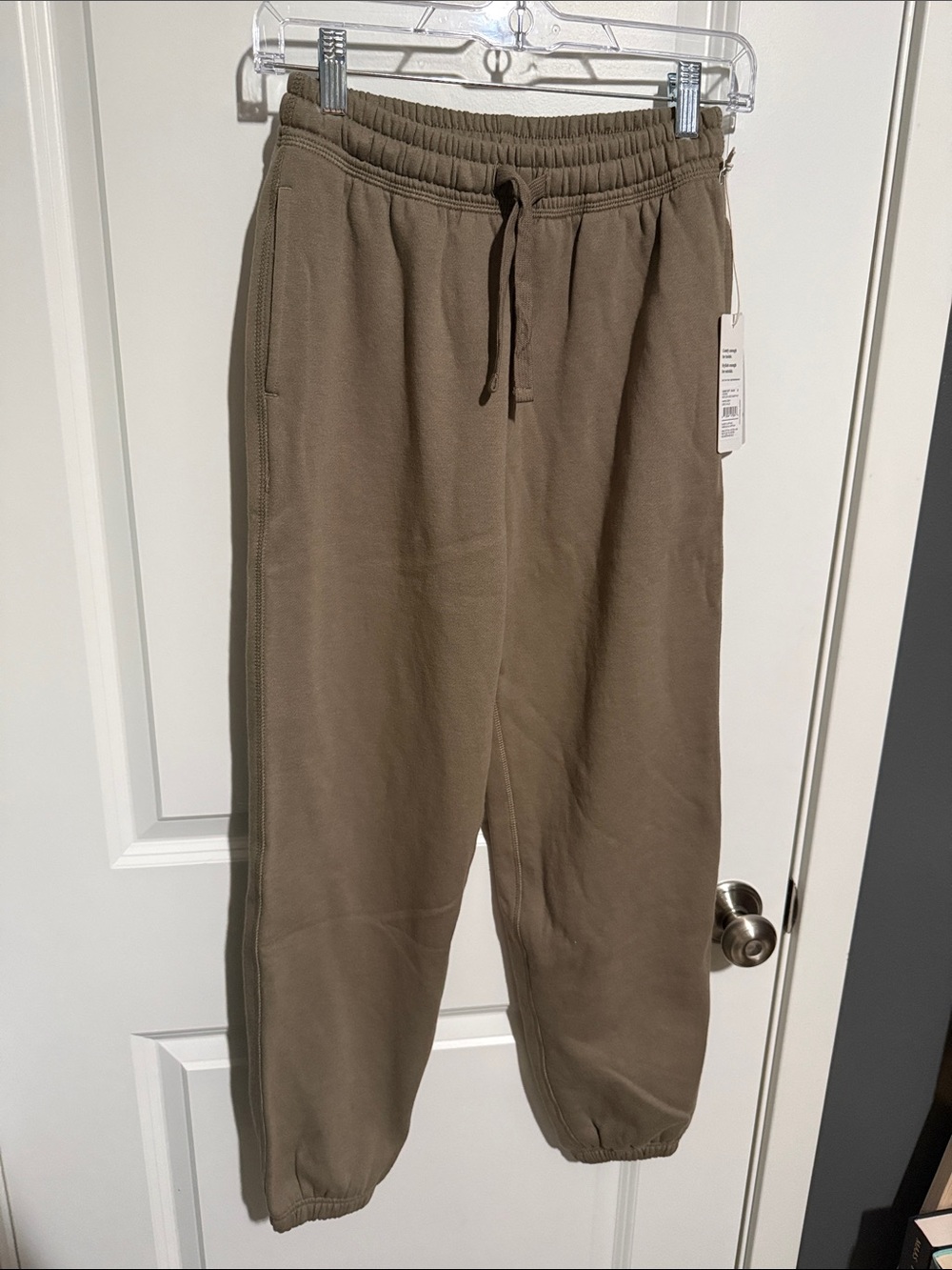 Richer Poorer Women's Taupe Drawstring Jogger Pants